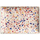 Iittala OTC Helle A5 lautanen, 15 x 21 cm, sininen - ruskea