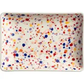 Iittala OTC Helle A6 lautanen, 10 x 15 cm, sininen - ruskea