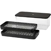 Rig-Tig GRATE-IT raastinrauta säiliöllä Black