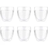 Bodum Pavina Outdoor kaksiseinäinen muovista valmistettu lasi, 6-pakkaus 25 cl