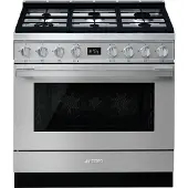 Smeg CPF9GPX Portofino kaasuliesi, ruostumaton teräs