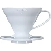 Hario V60 filterhållare Porslin Vit 1-kopps - Ceramic dripper 01 size