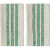 OYOY Linu keittiöpyyhe 2 kpl Green