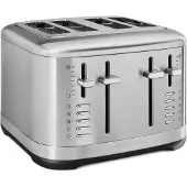 KitchenAid Leivänpaahdin manuaalisella säädöllä, 4 palalle, ruostumaton teräs