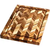 Teakhaus Herringbone Cutting Board