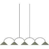Globen Lighting Curve riippuvalaisin 5 Vihreä