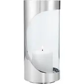 Georg Jensen Chrome contours hurricane kynttilälyhty 28 cm Ruostumaton teräs