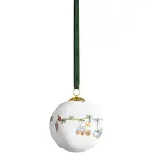 Kähler - Hammershøi Christmas Joulupallo 2024 6 cm Valkoinen
