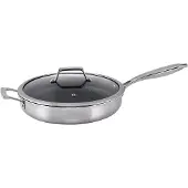 Hâws Santo Sauté Pan 28Cm W/Lid Hybrid Coating - Silver - Ø 28 CM