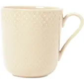 Lyngby Porcelæn Rhombe Earth Krus Med Hank 39 Cl Marble - Cream - 39 CL