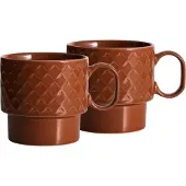 Sagaform Coffee & More teemuki 2 kpl, terrakotta