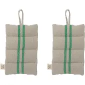 Oyoy living design Linu patalappu 2 kpl, vihreä