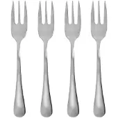 House Doctor Brush jälkiruokahaarukka 4-pack. Silver finish