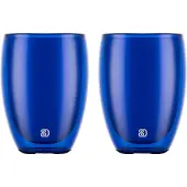 Bodum PAVINA kaksiseinäinen lasi 35 cl 2-pakkaus, sininen