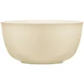 Lyngby Porcelæn Rhombe Earth Serveringsskål Ø22 Cm Marble - Beige - 22 CM
