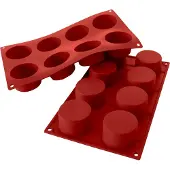 Silikomart - Silikonimuotti Sylinterit 8 st 6x3,5 cm