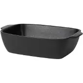Broste Copenhagen Ovnfast Fad 'Vig' - Black - 25.5X16.7X6.5CM