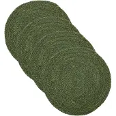 House Doctor Dækkeserviet, Hdcircle, Grøn - Green - 38X38X0.5CM