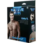 Boss Series Eddy - puhallettava nukke miehille - kuminen