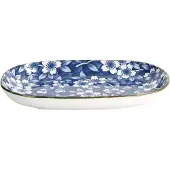 Tokyo Design Studio Sakura Oblong -posliinilautanen ø 18,7 cm