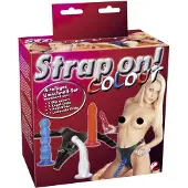 You2Toys - Strap-on dildosetti - moni värinen