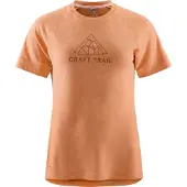 Craft Women's Advance Trail Wool Short Sleeve Tee Cliff Melange Lyhythihainen treenipaita S