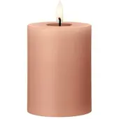 Ester & Erik LED-pöytäkynttilä 20 Rosy caramel, 10 cm
