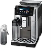 De'Longhi – De’Longhi PrimaDonna Aromatic ECAM630.75.TM, Espressokone, 2,2 L, Kahvipavut, Sisäänrakennettu jauhin, 1450 W, Musta, Titaani
