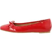 Bianco Biarose Karré Ballet Flat Faux Leather - Red - 38