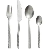 Muubs Cutlery Uta - Stonepolish 16 Pcs - Silver - ONE SIZE