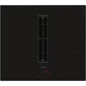 Siemens iQ300 ED611BS16E - Induktiokeittotaso - 4 levyä - Niche - leveys: 56 cm - syvyys: 49 cm - B-luokka - kehyksetön - musta, jossa on poistoilm...