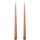 Ester & Erik kruunukynttilä LED 2 kpl 20 Rosy caramel , 30 cm