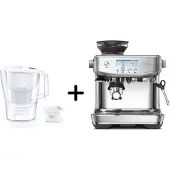 Sage SES878BSS0 The Barista Pro espressokeitin + Brita Alunaveden suodatinkannu