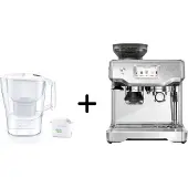 Sage SES880BSS The Barista Touch Espressokeitin + Brita Aluna suodatinkannu
