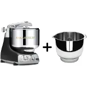 Ankarsrum AKM 6230 yleiskone + Assistent Original vispikulho, musta