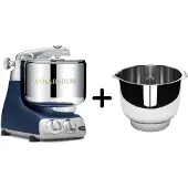 Ankarsrum AKM 6230 yleiskone + Assistent Original vispikulho, royal blue