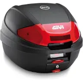 Givi -Perälaukku E300 punainen heijastin, Monolock-levy