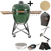 Kamado Sumo Maxi-hiiligrilli ja lisätarvikkeet, vihreä