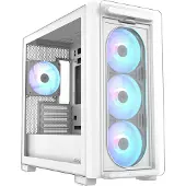 Asus a23 plus tg case tempered glass argb fans white
