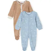 MINOTI Potkuhousut/body beige / vaaleansininen