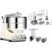 Ankarsrum Assistent yleiskone, suuri tarvikepaketti, light creme