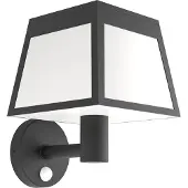Eglo Aurinko-LED-seinävalaisin Altilia, musta, muovi, anturi Altilia, Musta, Synteettinen materiaali, Moderni,