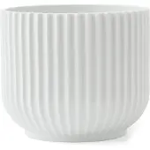 Lyngby Porcelæn Kukkaruukku, keskikokoinen, valkoinen