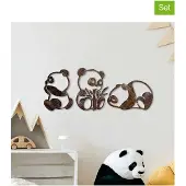 Hobby Hall Seinäkoriste Rusty Panda, 1 kpl