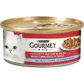 Gourmet 24x195g taimen & lohi kissan märkäruoka
