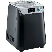 Severin EZ7407 Jäätelö- ja jugurttikone 1,2 L Musta ja ruostumaton teräs 135 W