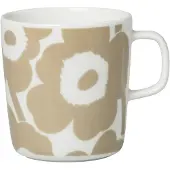 Marimekko Oiva - Unikko muki 4 dl, valkoinen-beige