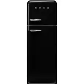 Smeg FAB30RBL6 Jääkaappi/Pakastin 172cm, Saranointi oikealla, Musta