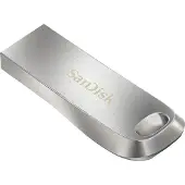 SanDisk 64GB Ultra Luxe, 3.2 Gen1 USB-C -muistitikku, 300 MB/s, hopea