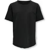 Only & Sons Osjbenne Longy Ss Tee Jrs Noos - Black - 110-116